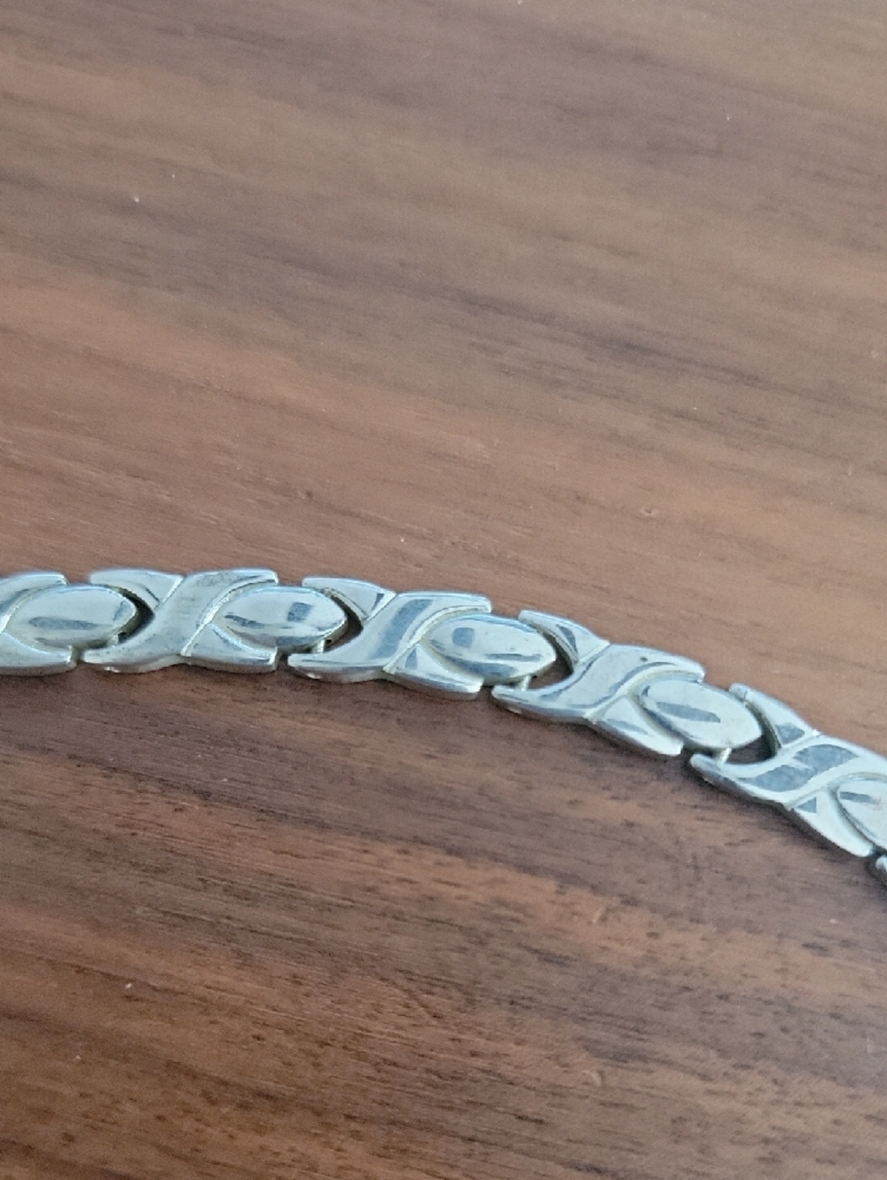 Silver .925 Xoxo Bracelet 7.5 Inches View 3